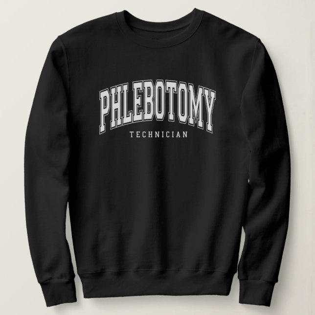 Camiseta Técnico de Flebotomia Apreciação de Flebotomista (Frente do Design)