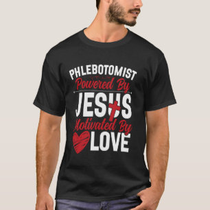 Camiseta Técnico de Flebotomia Jesus Fé Flebotom