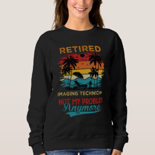 Camiseta Técnico de Imagem Aposentado Vintage Não É Meu Pro