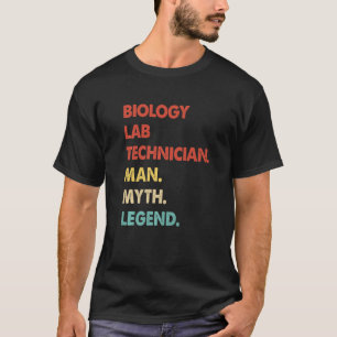 Camiseta Técnico de Laboratório de Biologia Retro Homem Mit