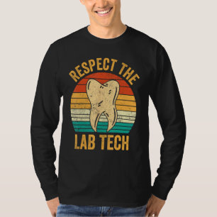 Camiseta Técnico de Laboratório Dentário Assistente Respeit