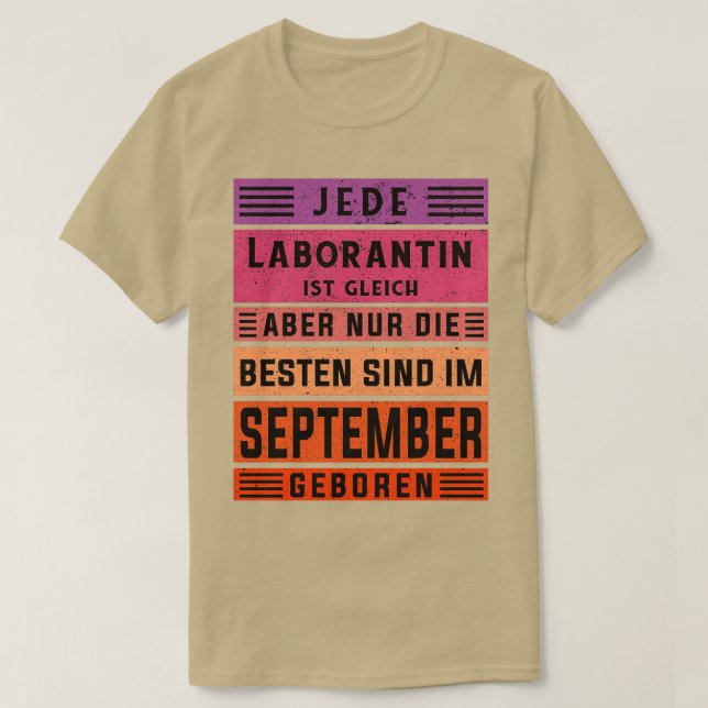 Camiseta técnico de laboratório do nascer de setembro de an (Frente do Design)