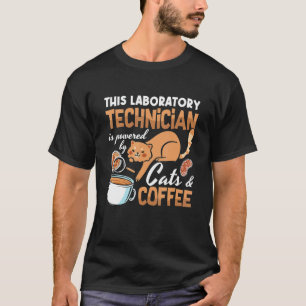 Camiseta Técnico de Laboratório é Energizado Pelo Café dos 