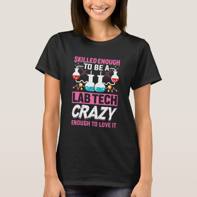 Camiseta Técnico de Laboratório laboratório médico semana d (Frente)