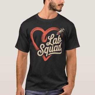 Camiseta Técnico de Laboratório Médico Lab Squad