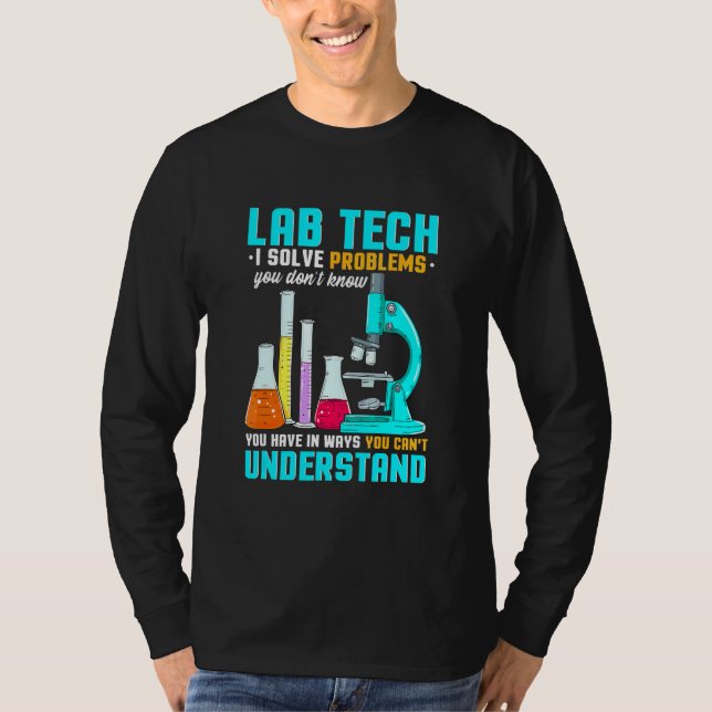 Camiseta Técnico de Laboratório para Técnico de Microbiolog (Frente)