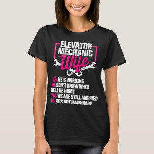 Camiseta Técnico de Manutenção de Mecânico de Elevador Espo