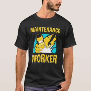 Camiseta Técnico de Manutenção de Trabalho de Manutenção