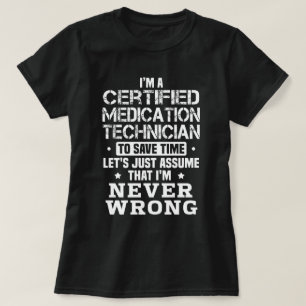 Camiseta Técnico de Medicina Certificado