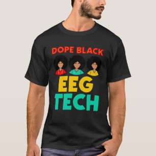 Camiseta Técnico de Neurodiagnóstico de Histórico Preto da 