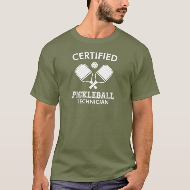 Camiseta Técnico de Pickleball Certificado (Frente)
