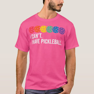 Camiseta Técnico de Pickleball Legal Com Dito Não Posso Ten