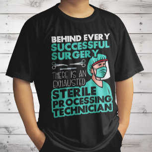 Camiseta Técnico de Processamento Estéril Agradecimento ao