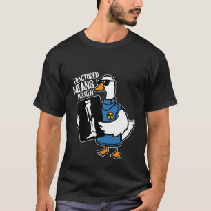 Camiseta Técnico de Raio-X Ganso Humor Tecnólogo Radiológic