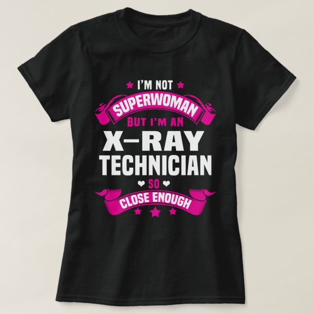 Camiseta Técnico de raios X (Frente do Design)