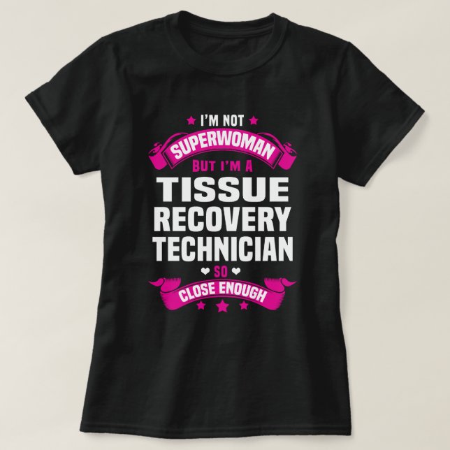 Camiseta Técnico de recuperação de tecidos (Frente do Design)