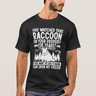 Camiseta Técnico de Remoção de Guaxinim Caçador de Guaxinim