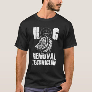 Camiseta Técnico de remoção de suínos Caça a javalis S