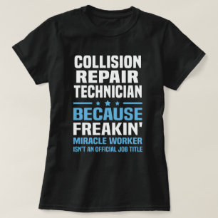 Camiseta Técnico de reparo da colisão