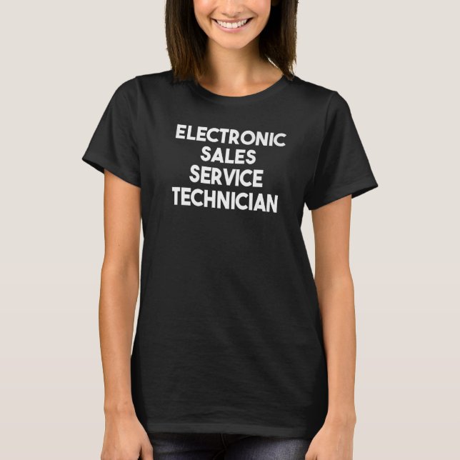 Camiseta Técnico de Serviços de Vendas Eletrônicas (Frente)