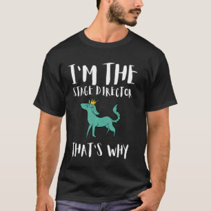 Camiseta Técnico de Teatro da Tripulação e Gerente de Palco