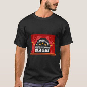 Camiseta Técnico de Teatro do Palco de Tripulação do Direto