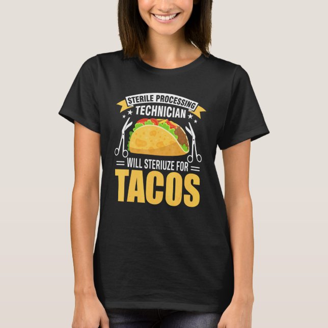 Camiseta Técnico De Transformação Estéril Para Tacos Tech D (Frente)