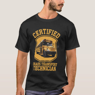 Camiseta Técnico de Transporte do Caos Certificado Escola D