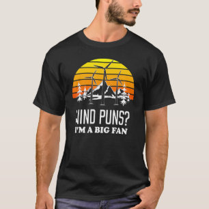 Camiseta Técnico de Turbina Eólica Grande Fã Pun