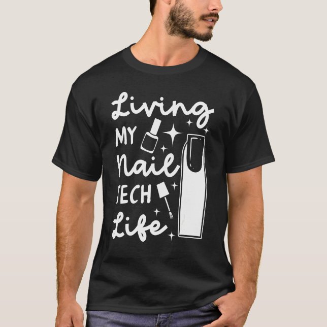 Camiseta Técnico de Unhas Manicure Profissional Técnico Art (Frente)