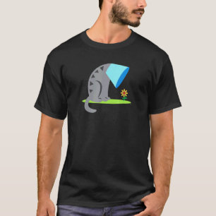 Camiseta Técnico de Veterinário de Gato de Cone
