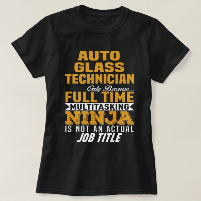 Camiseta Técnico de Vidro Automático (Frente do Design)
