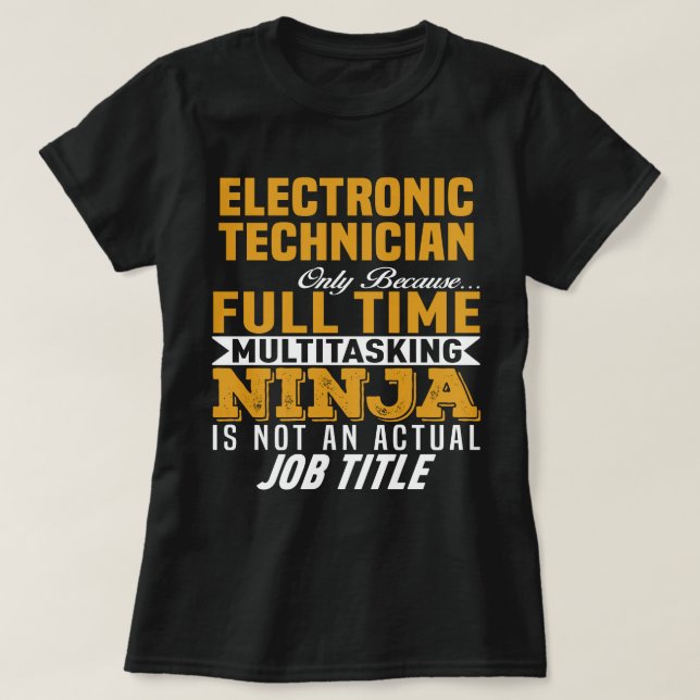 Camiseta Técnico Eletrônico (Frente do Design)