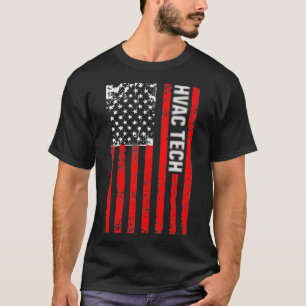 Camiseta Técnico HVAC Aprende Tecnologia HVAC Engraçada