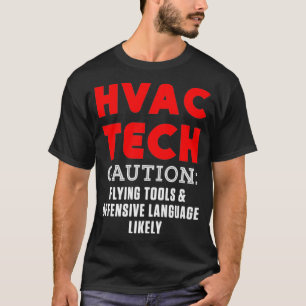 Camiseta Técnico HVAC Engraçado HVAC Tech Premium _51
