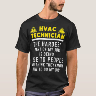 Camiseta Técnico HVAC Engraçado HVAC Tech Premium _55