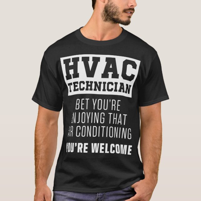 Camiseta Técnico HVAC Funny HVAC Tech Premium _8 (Frente)