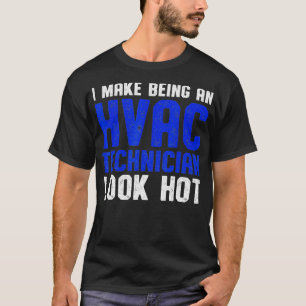 Camiseta Técnico HVAC parece técnico HVAC engraçado 