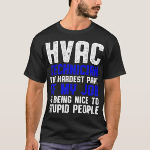 Camiseta Técnico HVAC Parte Funny HVAC Tech _1 