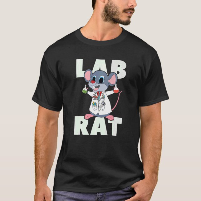 Camiseta Técnico Laboratório de Tecnologia Médica de Rato L (Frente)