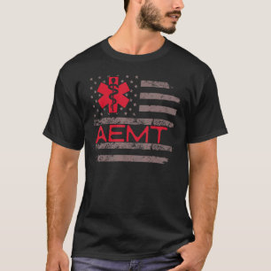Camiseta Técnico Médico Patriótico AEMT Socorrista