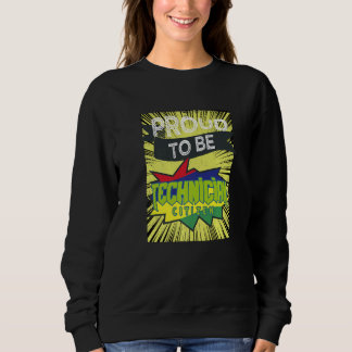 Camiseta Técnico Orgulhoso Cidadão Profissão Carreira Traba