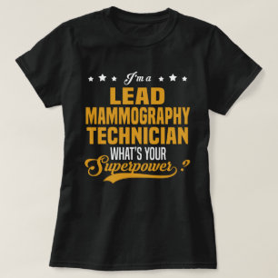 Camiseta Técnico principal de mamografia