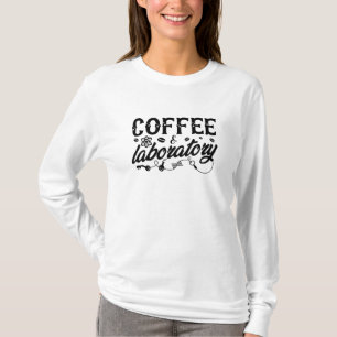 Camiseta Técnico técnico do Coffee & Laboratory Lab Tech