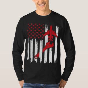 Camiseta Técnicos De Aviação Mecânica De Aviões Americanos