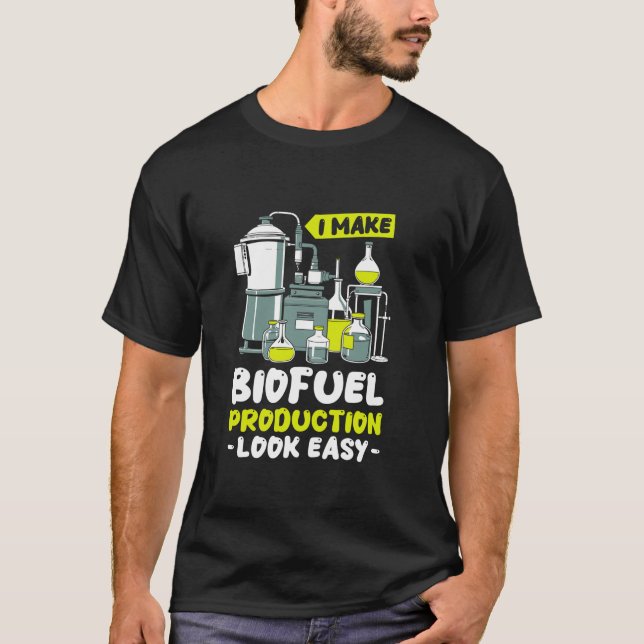 Camiseta Técnicos de Biocombustíveis Biodiesel Energéticos  (Frente)