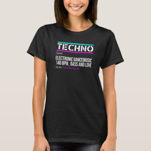 Camiseta Tecno Definition Bass Love Rave Festival EDM
