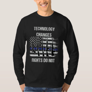 Camiseta Tecnologia Altera Direitos Não 2ª Emenda Arma