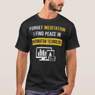 Camiseta Tecnologia da Informação de Meditação