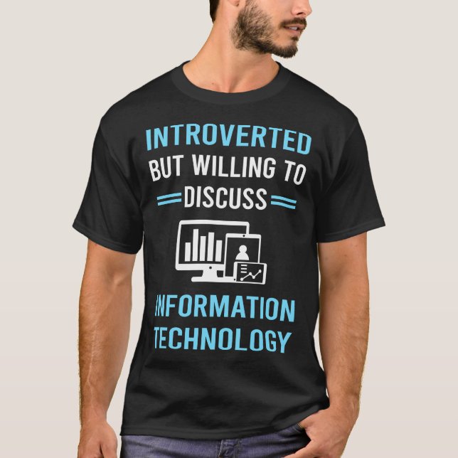Camiseta Tecnologia da Informação Introvertida (Frente)